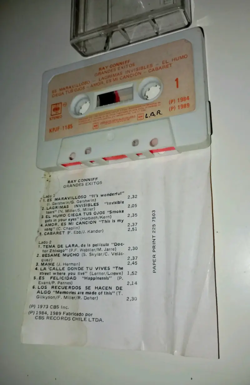 Cassette Ray Conniff Grandes Éxitos - 2