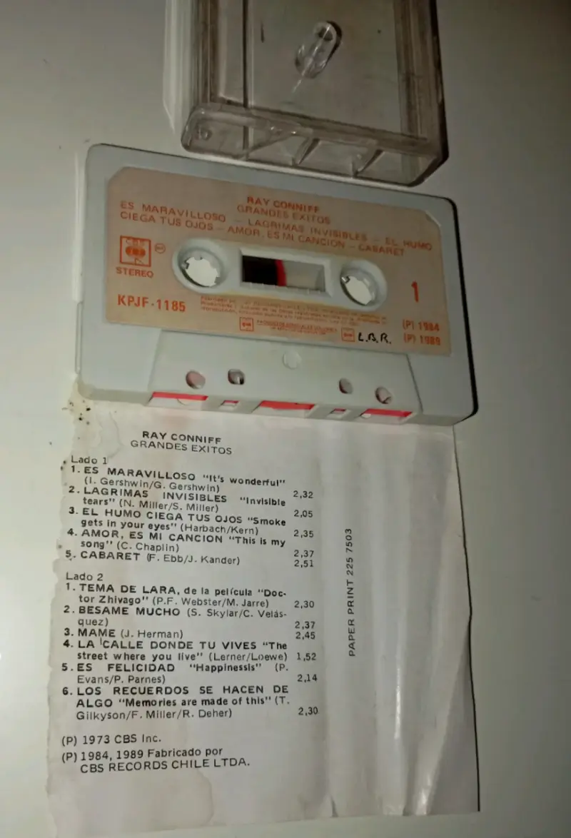Cassette Ray Conniff Grandes Éxitos - 5