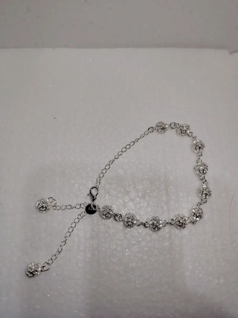 Pulsera de plata 925 con diseño calado - 2