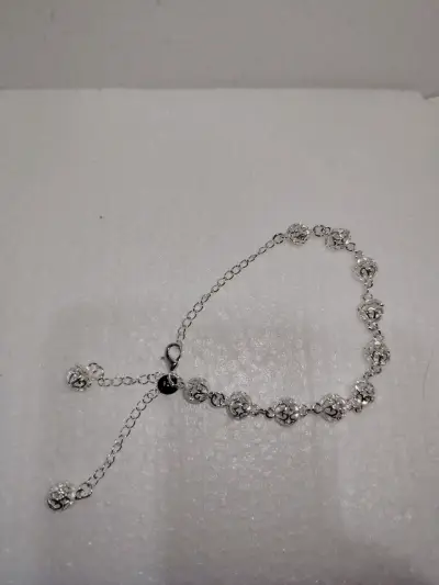 Pulsera de plata 925 con diseño calado - miniatura 2
