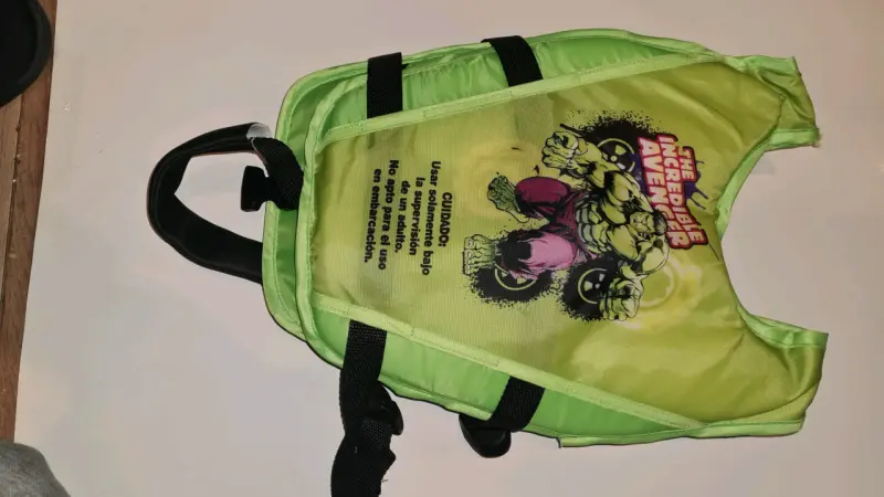 Chaleco salvavidas infantil Hulk verde - 2