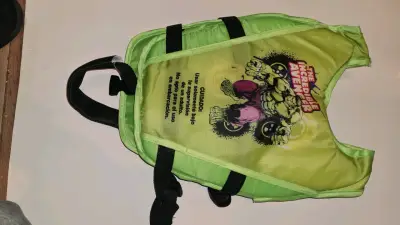 Chaleco salvavidas infantil Hulk verde - miniatura 2
