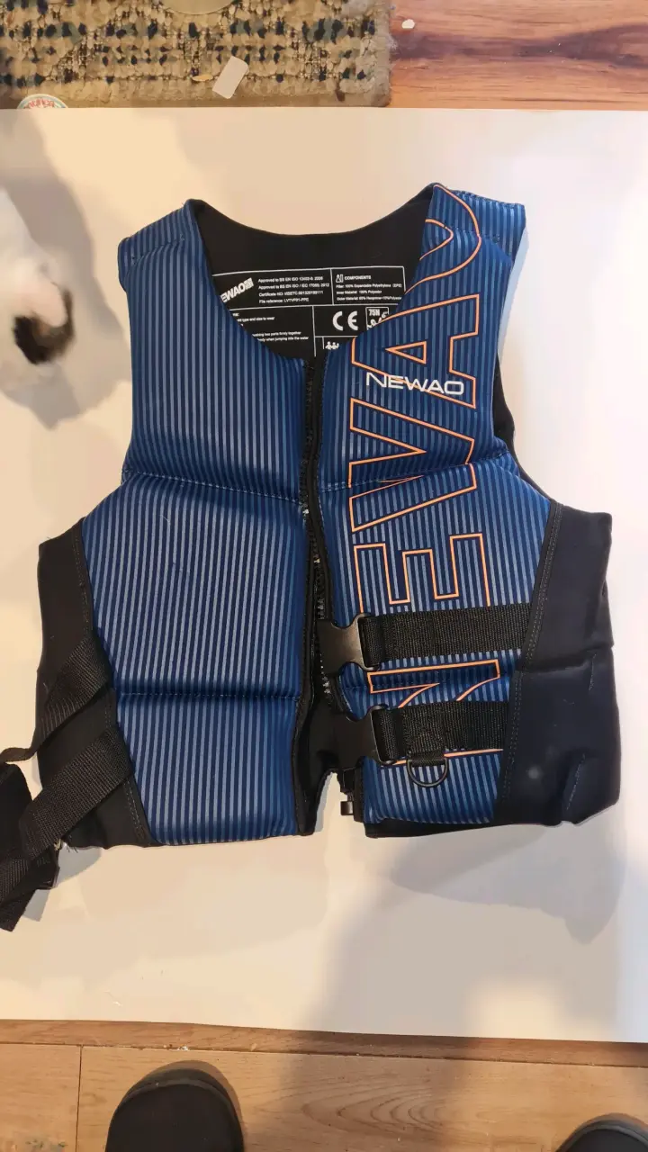 Chaleco salvavidas azul Newao para deportes acuáti - 1