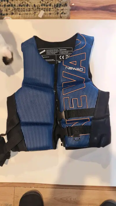 Chaleco salvavidas azul Newao para deportes acuáti - miniatura 1