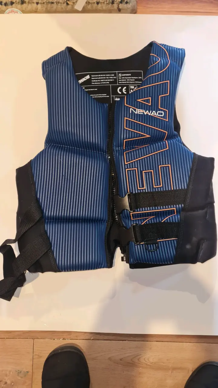 Chaleco salvavidas azul Newao para deportes acuáti - 2