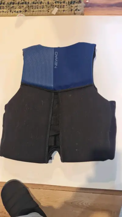 Chaleco salvavidas azul Newao para deportes acuáti - miniatura 4