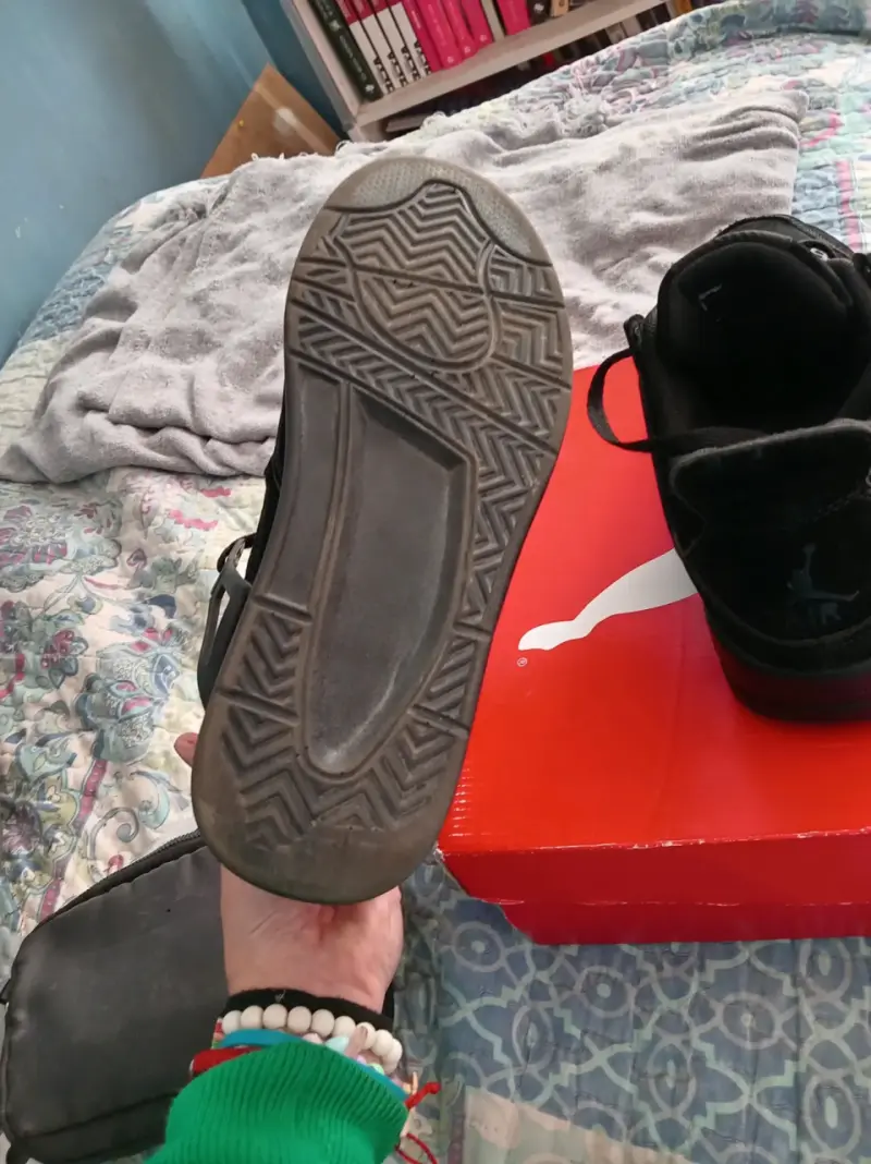 Zapatillas negras estilo J. A. - 3
