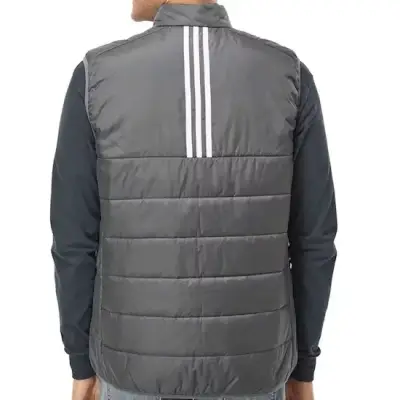 Chaleco sin mangas Adidas gris para hombre - miniatura 2