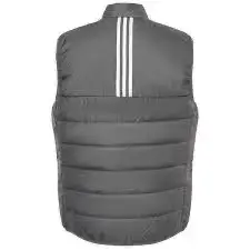 Chaleco sin mangas Adidas gris para hombre - miniatura 3