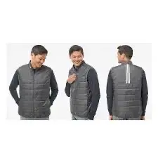Chaleco sin mangas Adidas gris para hombre - 4