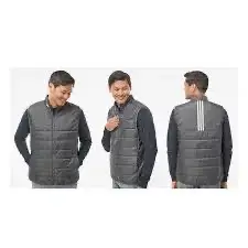 Chaleco sin mangas Adidas gris para hombre - miniatura 4