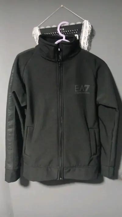Chaqueta negra EA7 Emporio Armani para hombre - miniatura 1