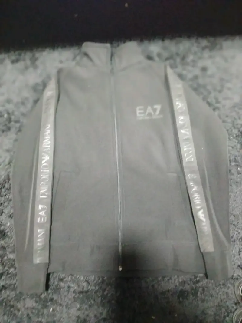Chaqueta negra EA7 Emporio Armani para hombre - 3