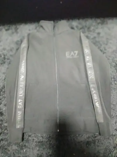 Chaqueta negra EA7 Emporio Armani para hombre - miniatura 3
