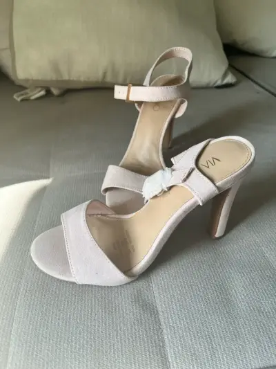 Sandalias de Tacón Alto Rosadas para Mujer - miniatura 2
