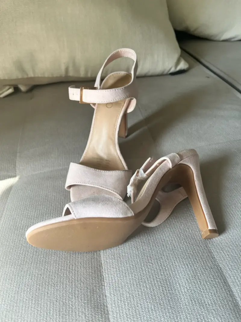 Sandalias de Tacón Alto Rosadas para Mujer - 3