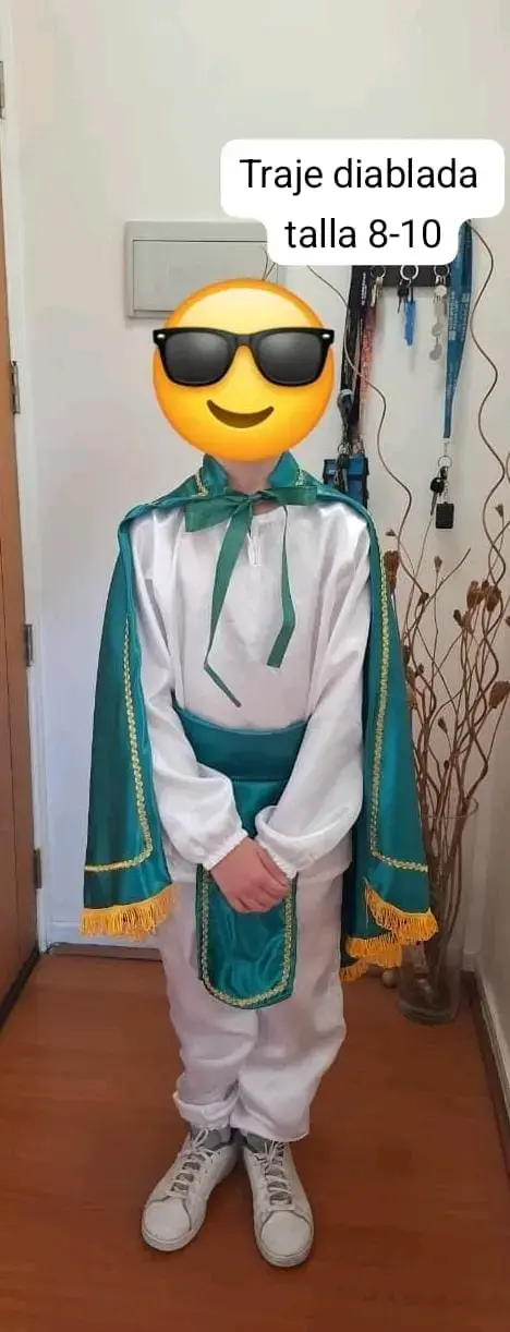 Traje de Diablada para Niño Talla 8-10 - 2