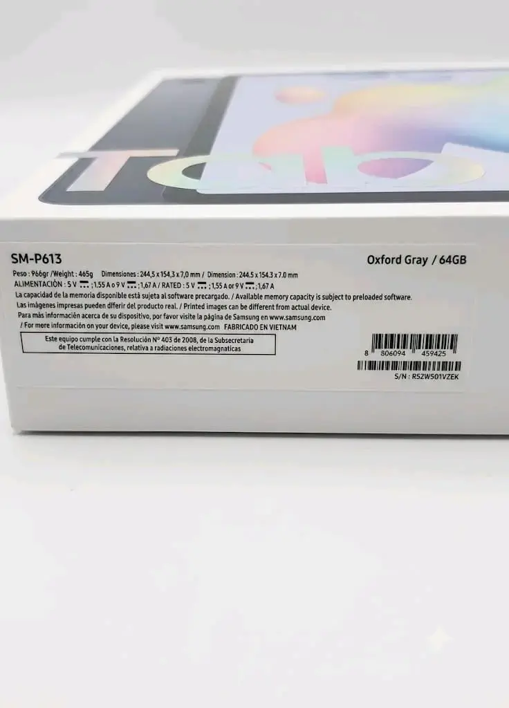 Tablet Samsung Galaxy Tab S6 Lite 64GB Gris - 3
