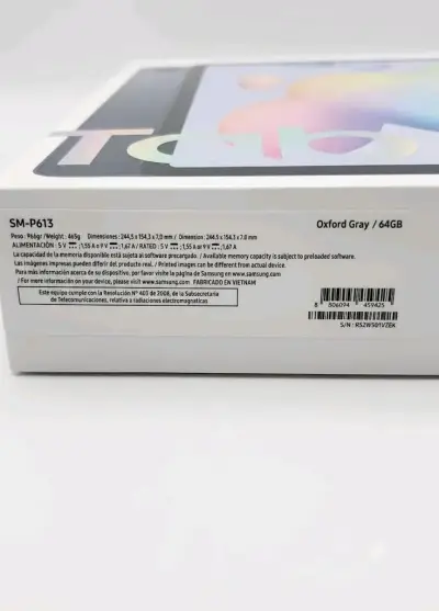Tablet Samsung Galaxy Tab S6 Lite 64GB Gris - miniatura 3