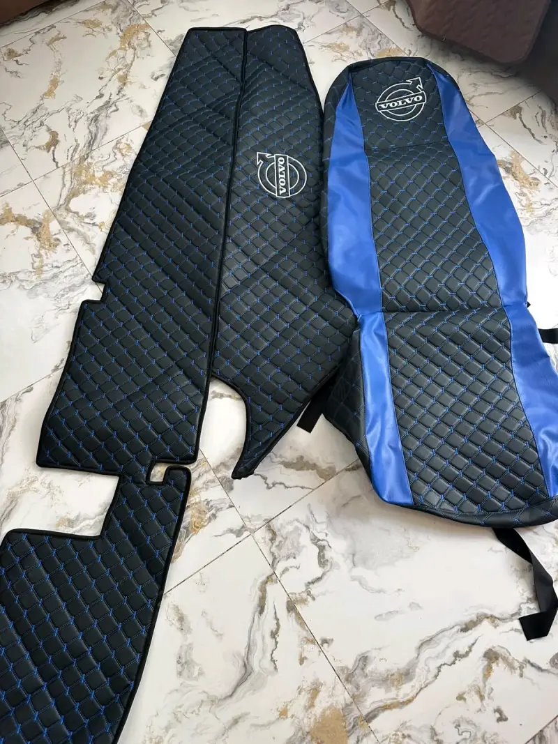 Fundas de asiento para camio Volvo azules - 1