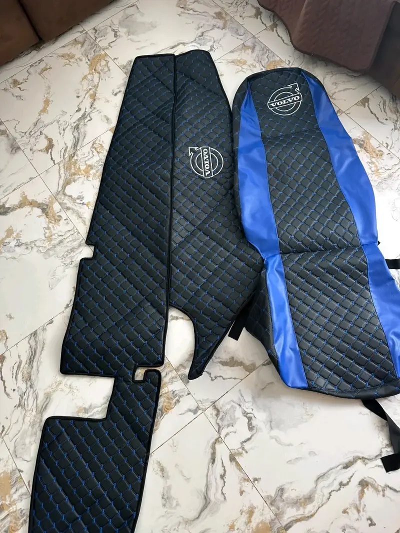 Fundas de asiento para camio Volvo azules - 2