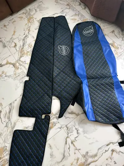 Fundas de asiento para camio Volvo azules - miniatura 2