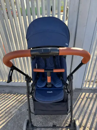 Coche de bebé Infanti azul zuri 360 - miniatura 1