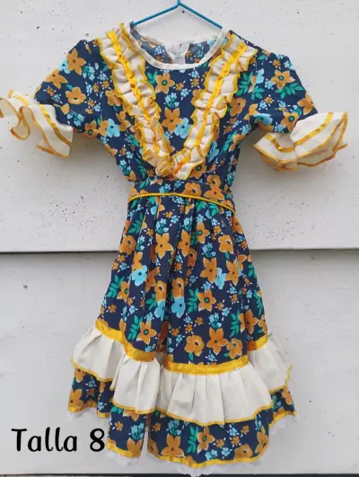 Vestido huasa talla 8 - miniatura 1