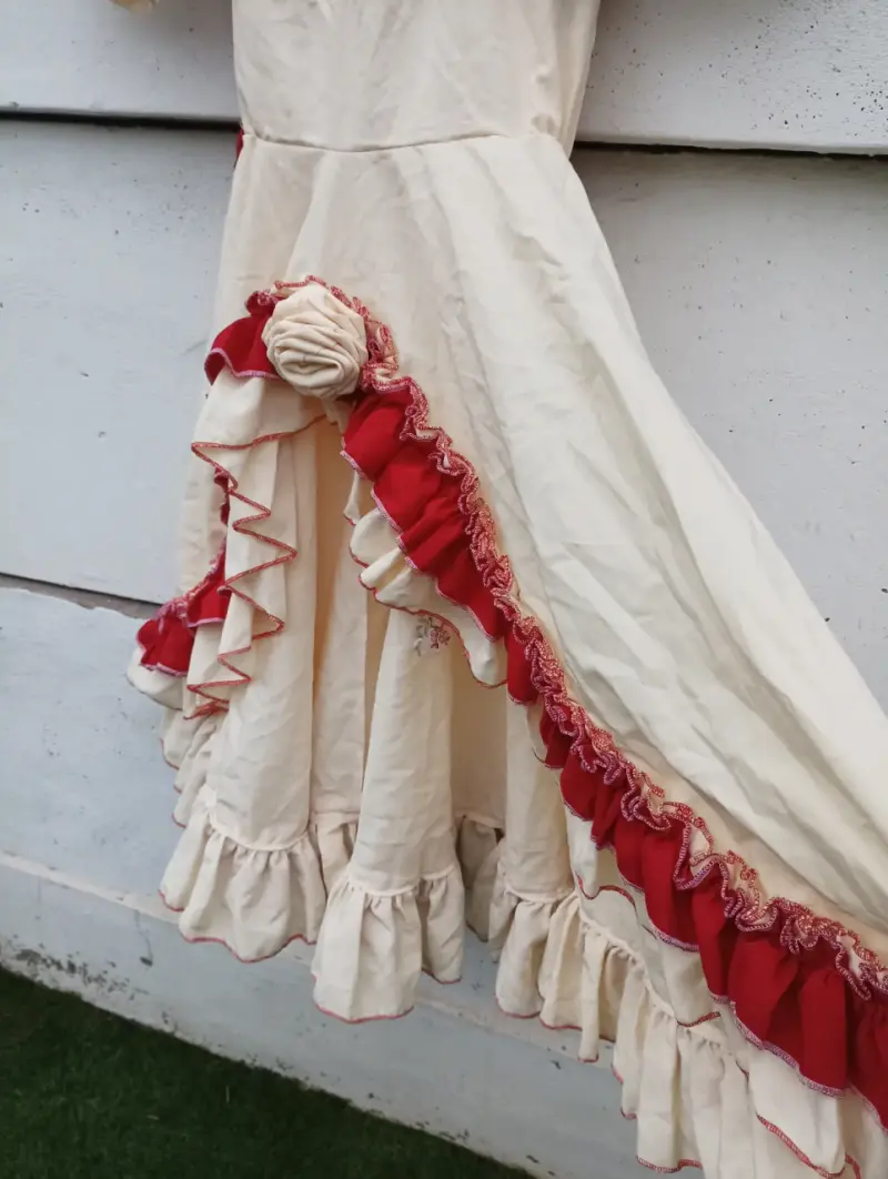Vestido de huasa talla 38/ S - 3