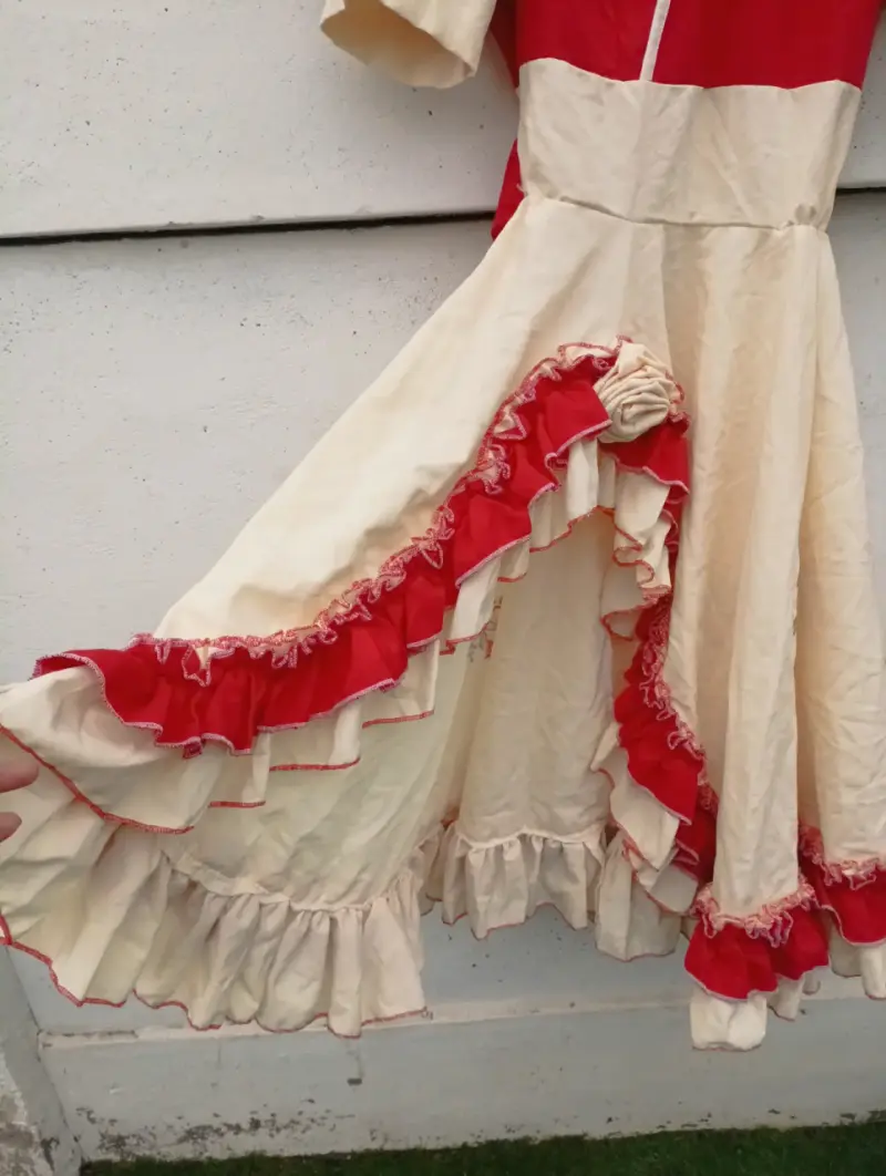 Vestido de huasa talla 38/ S - 4