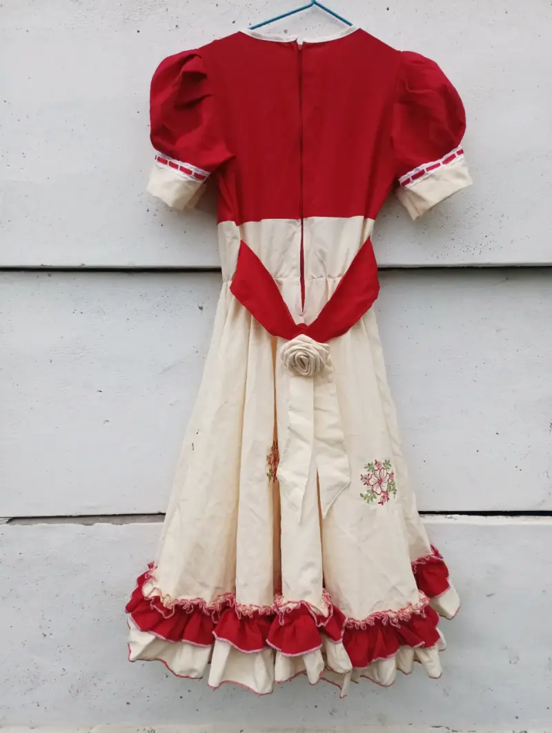 Vestido de huasa talla 38/ S - 5