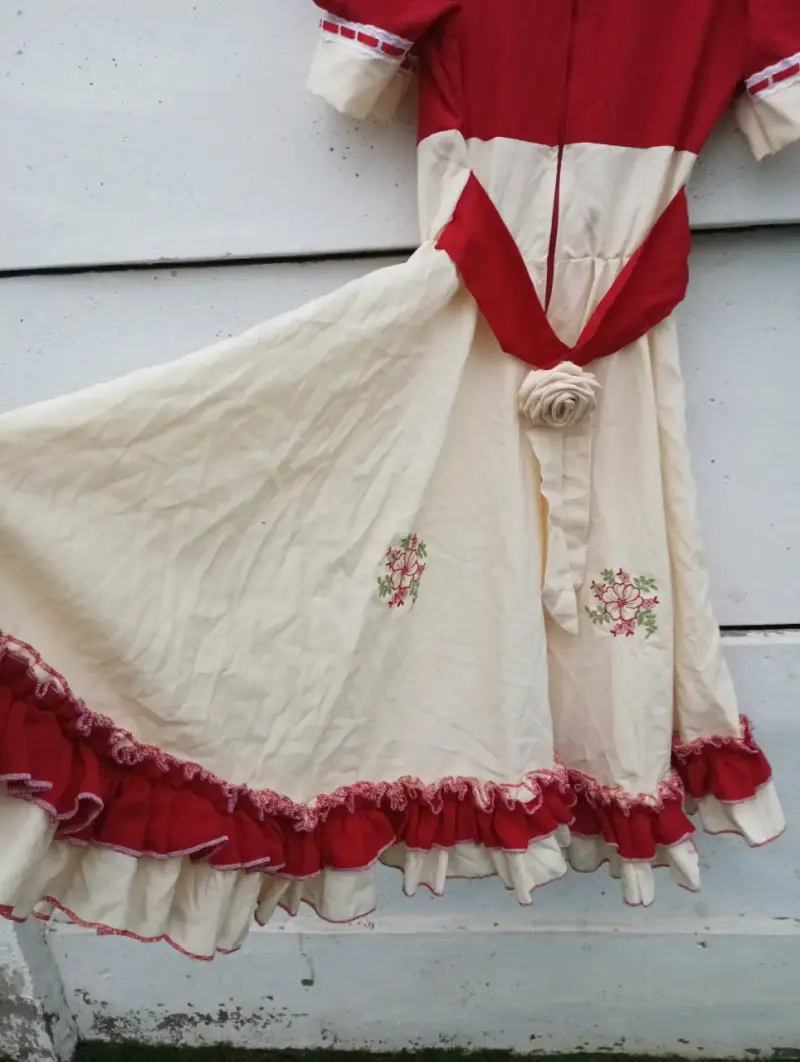 Vestido de huasa talla 38/ S - 6