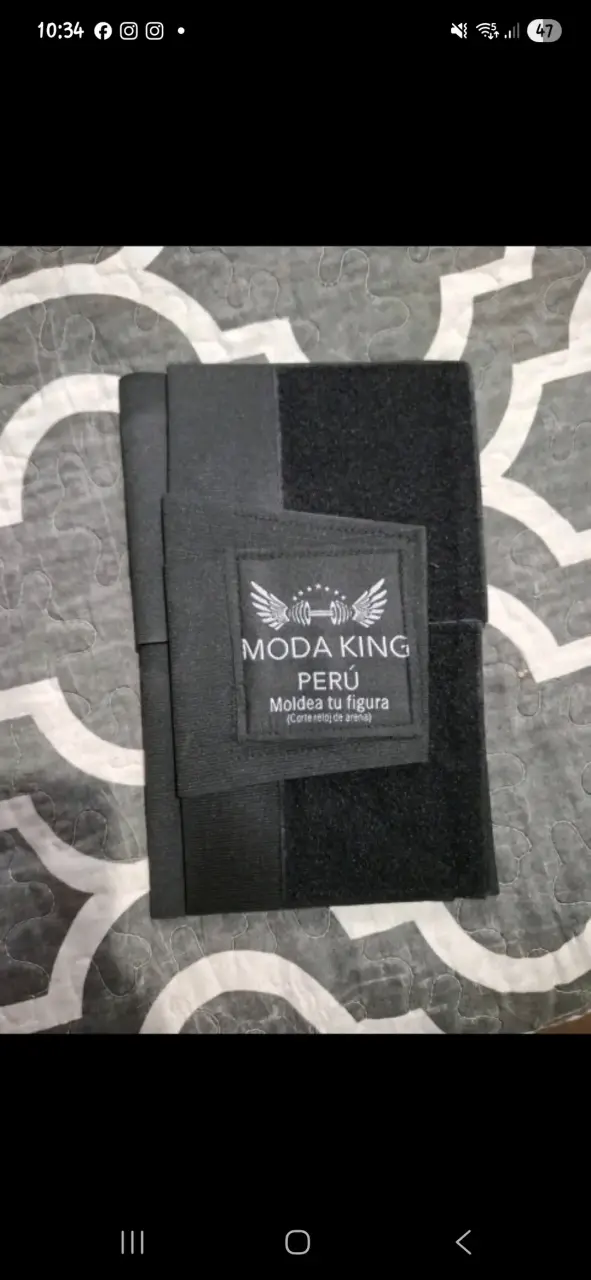 Faja reductora negra Moda King Perú