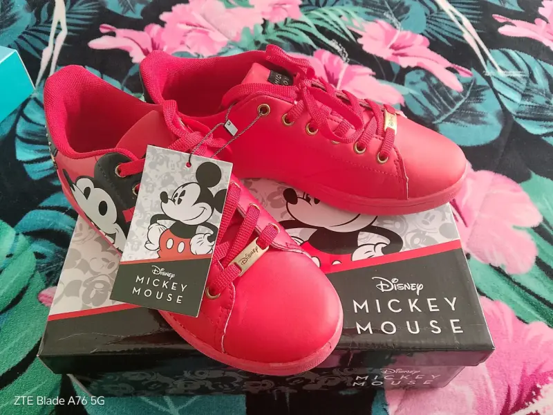 Zapatillas rojas Disney Mickey Mouse para niños - 1