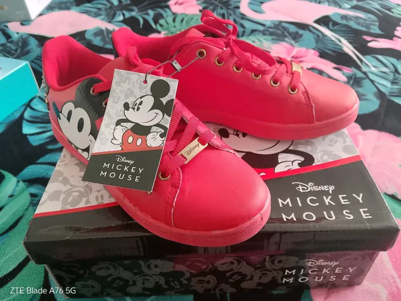 Zapatillas rojas Disney Mickey Mouse para niños - 2