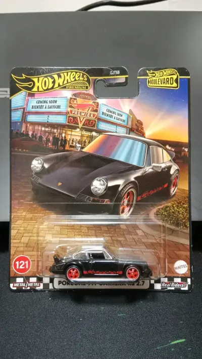 Hot Wheels Premium Porsche 911 Carrera RS 2.7 - miniatura 1