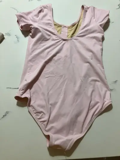 Conjunto de Ballet Infantil Rosa con Mallas y Calzas - miniatura 2
