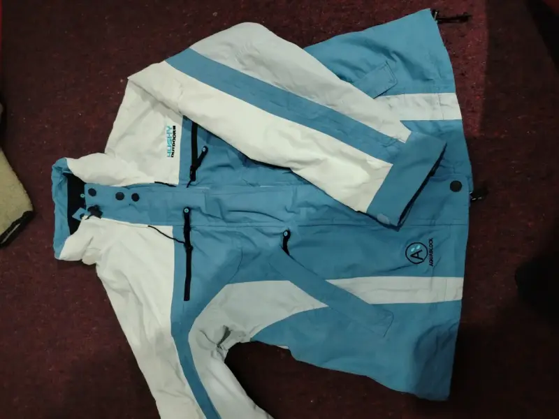 Chaqueta de esquí Husky Outdoor azul y blanca - 1