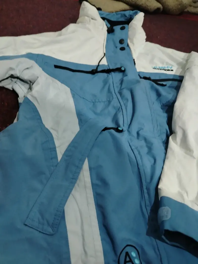 Chaqueta de esquí Husky Outdoor azul y blanca - 2