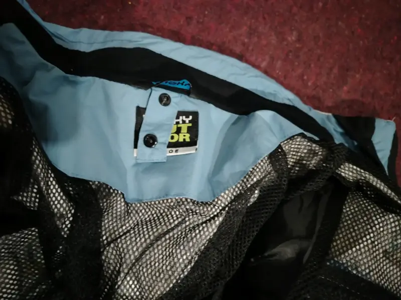Chaqueta de esquí Husky Outdoor azul y blanca - 4