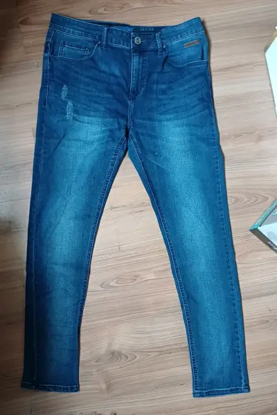 Jeans Wrangler Deyton azul desgastado - miniatura 1