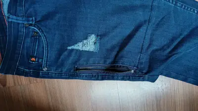 Jeans JJO Denim azul con detalles desgastados - miniatura 3