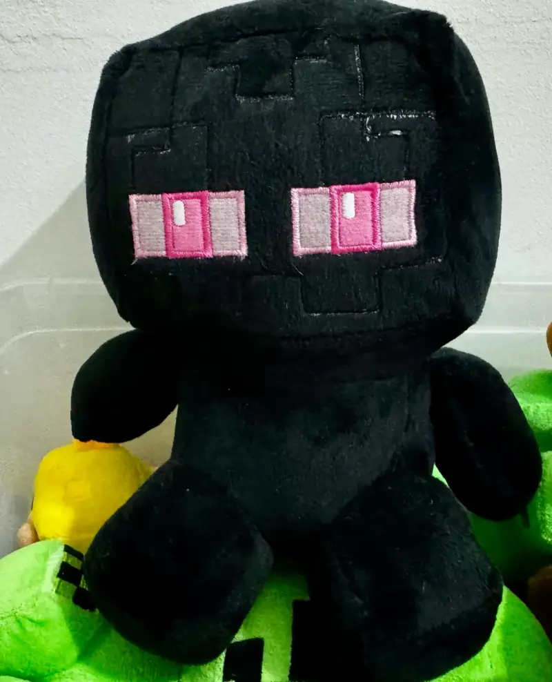 Peluche Enderman de Minecraft