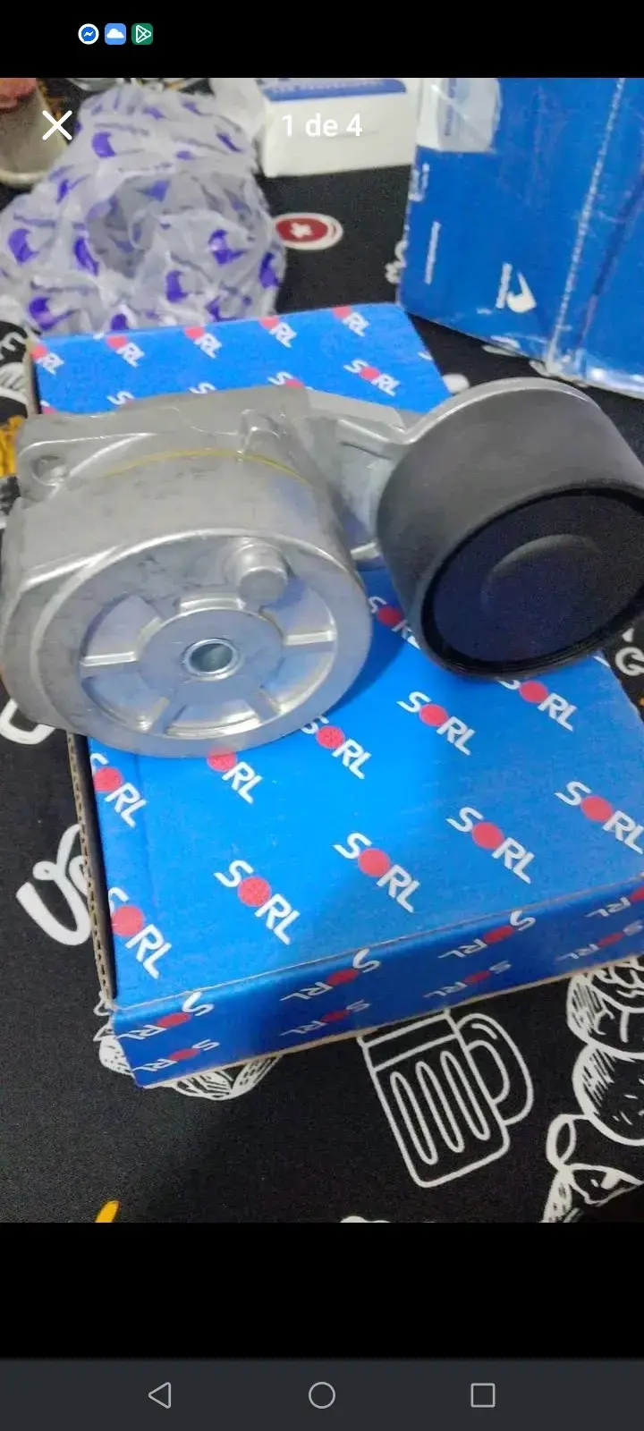 Tensor de correa SORL para motor