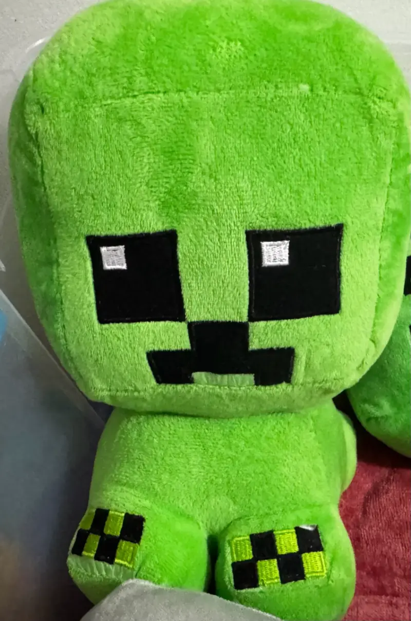 Peluche Creeper de Minecraft Verde