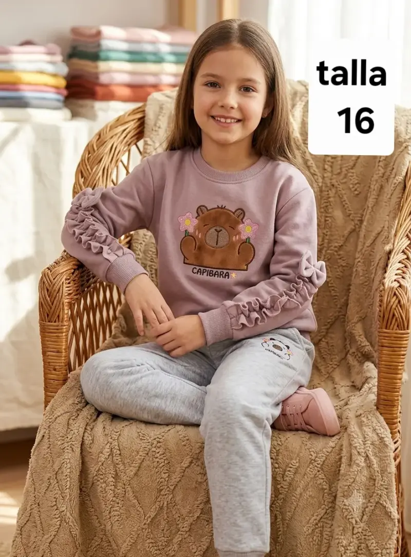 Conjunto de ropa infantil Capibara en varios colores - 1