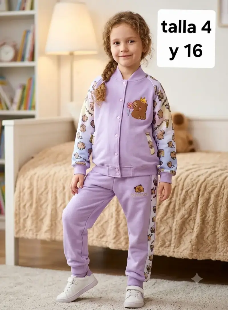 Conjunto de ropa infantil Capibara en varios colores - 4