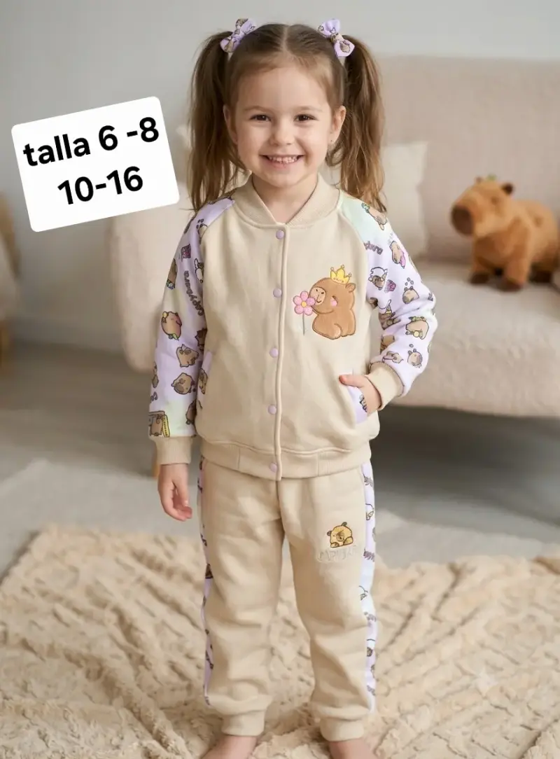 Conjunto de ropa infantil Capibara en varios colores - 6