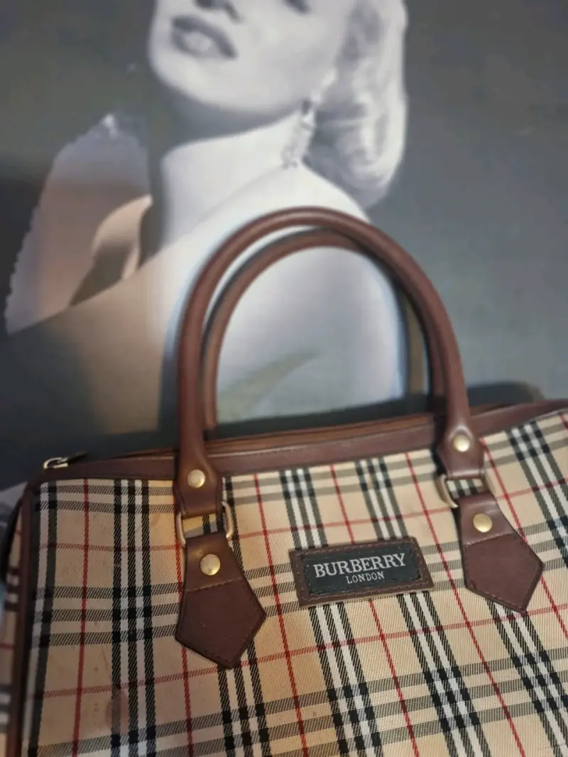 Bolso de mano Burberry London a cuadros - 1
