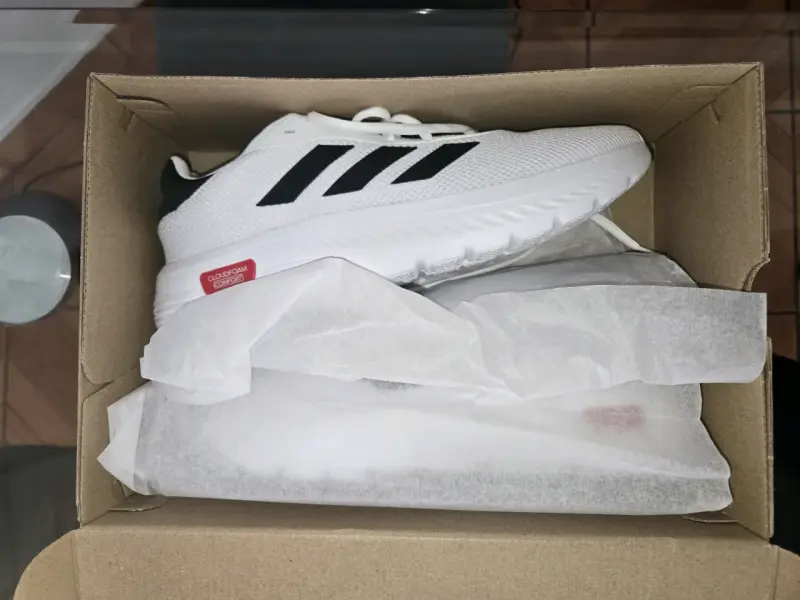 Zapatillas deportivas blancas Adidas Cloudfoam - 1